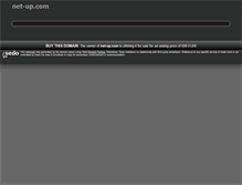 Tablet Screenshot of net-up.com